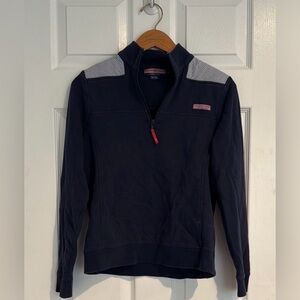 UEC Vineyard Vines Martha's Vineyard Women's 1/4 Zip Pullover Sweatshirt Blue L